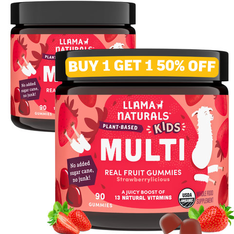 Llama Naturals Kids Multivitamin - 2 Pack Bundle - TikTok Exclusive