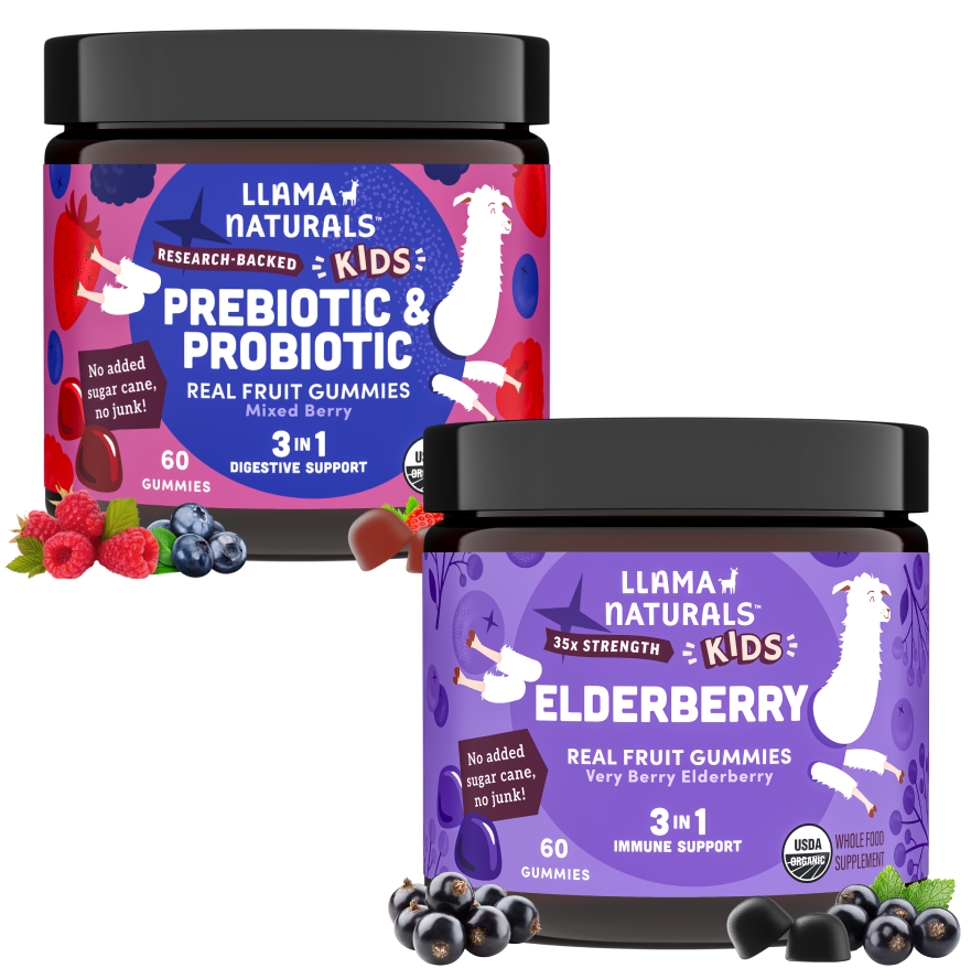 Kids Pre & Pro + Elderberry Bundle (Organic)