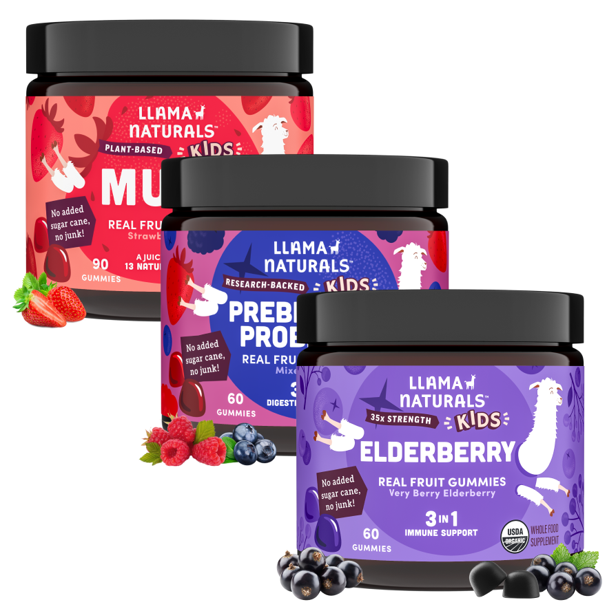 Kids Multi + Pre & Pro + Elderberry Bundle (Organic)