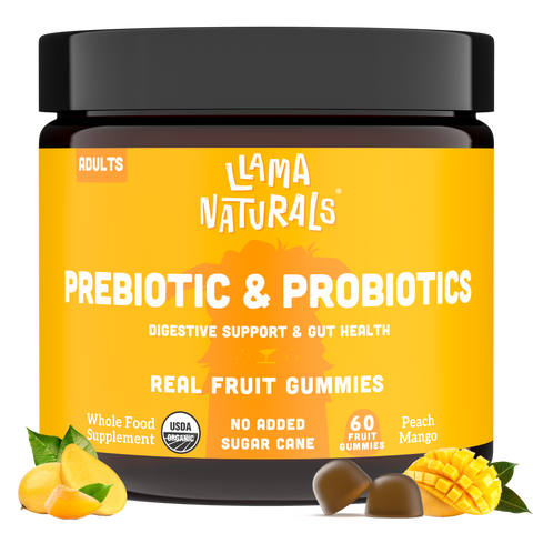 New and improved real whole fruit gummy vitamins from Llama Naturals t