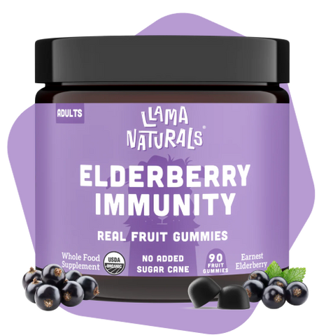 Llama Naturals Whole Fruit Vitamin D3 Gummies (Adults + Kids) No Added  Sugar Organic Vegan Plant-Based Healthy Bones Immunity and Mood 200% DV per  bite 60 Bites (30-60 Days) (Raspberry)